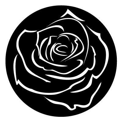 Stylised rose gobo.