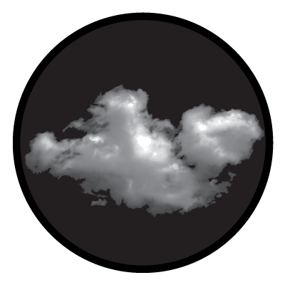 Cloud greyscale gobo.